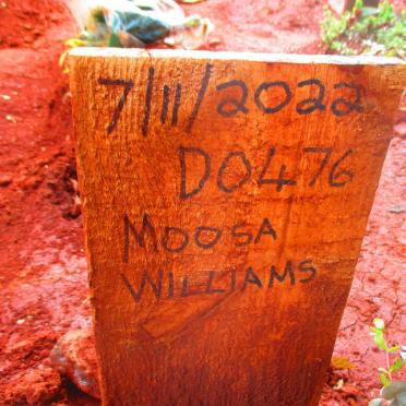 WILLIAMS Moosa -2022