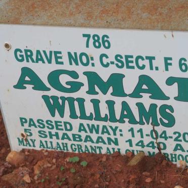 WILLIAMS Agmat -2019