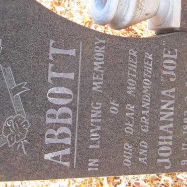 ABBOTT Johanna 1893-1965