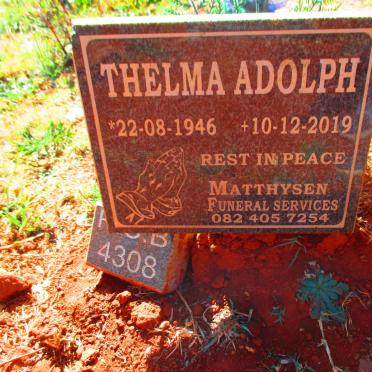 ADOLPH Thelma 1946-2019