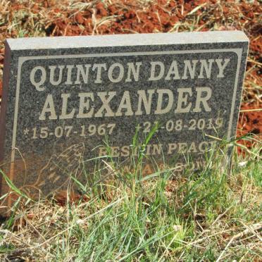 ALEXANDER Quinton Danny 1967-2019