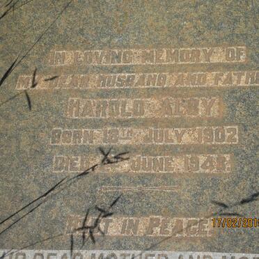 ALBY Harold 1902-1948