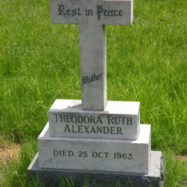 ALEXANDER Theodora Ruth -1963