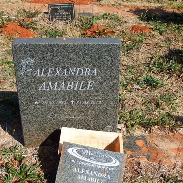 AMABILE Alexandra 1922-2013
