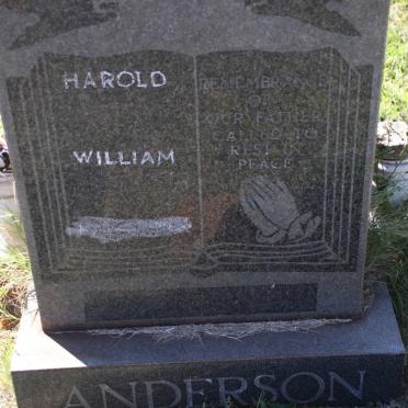 ANDERSON Harold William 1905-1982