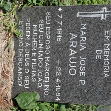 ARAUJO Maria Jose P. 1916-1984
