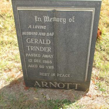 ARNOTT Gerald Trinder -1965