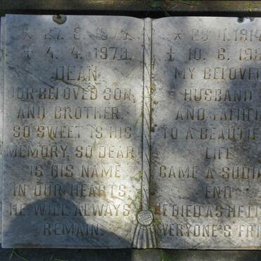 ARCHER John W. 1914-1983 &amp; Baby 1916-1996 :: ARCHER Dean Herbert 1975-1979