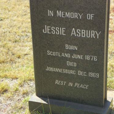 ASBURY Jessie 1876-1969