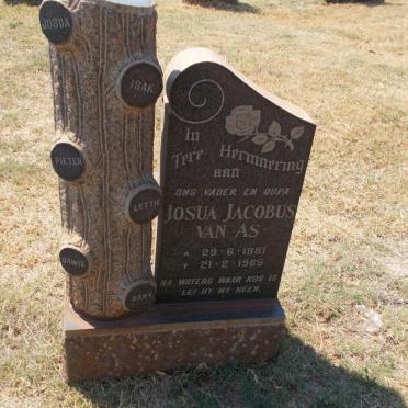 AS Josua Jacobus, van 1881-1965