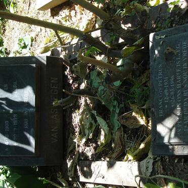 ASWEGEN Louis Henry James, van 1900-1979 :: VAN ASWEGEN Francois Petrus 1931-1996