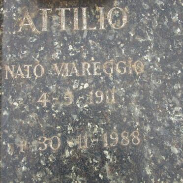 ATTILIO Nato Viareggio 1911-1988