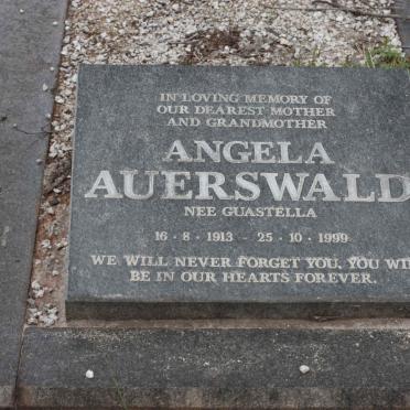 AUERSWALD Angela nee GUASTELLA  1913-1999 :: VAN DER LINDE Dorathea 1937-1948