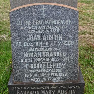 AUSTIN Norah Frances 1886-1977 :: AUSTIN Joan 1914-1968