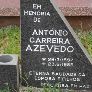 AZEVEDO Antònio Carreira 1897-1989