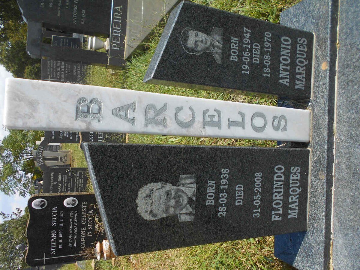 BARCELOS Florindo Marques 1938-2008 :: BARCELOS Antonio Marques 1947-1970