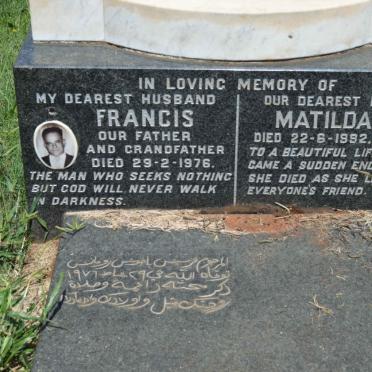 BAKOS Francis -1976 &amp; Matilda -1992