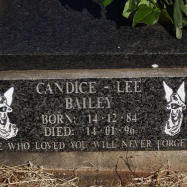 DUNCAN Len 1925-1979 :: BAILEY Sheryl-Louise 1958-1996 :: BAILEY Candice-Lee 1984-1996
