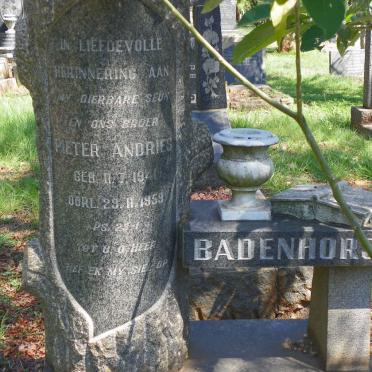 BADENHORST Pieter Andries 1941-1959