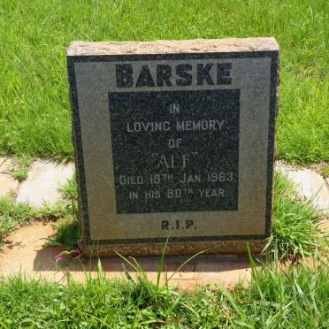 BARSKE Alf -1963