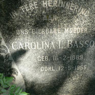 BASSON Carolina L. 1889-1955