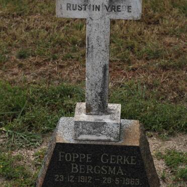 BERGSMA Foppe Gerke 1912-1963