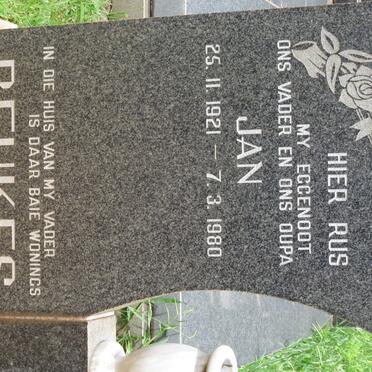 BEUKES Jan 1921-1980