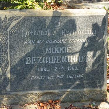 BEZUIDENHOUT Minnie -1960
