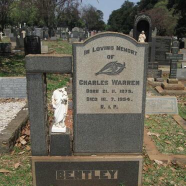 BENTLEY Charles Warren 1875-1954