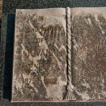 BENETTI Giovanni 1875-1962