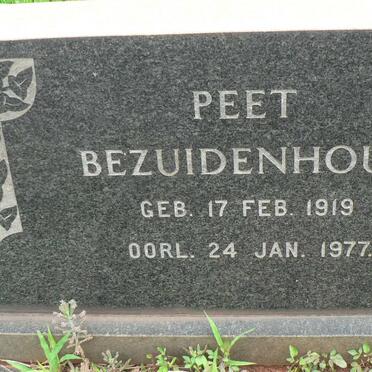 BEZUIDENHOUT Peet 1919-1977