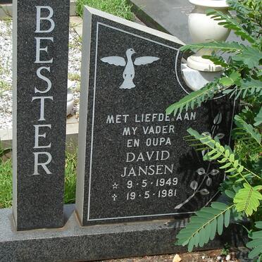BESTER David Jansen 1949-1981