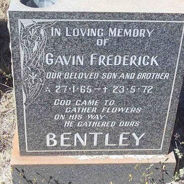 BENTLEY Gavin Frederick 1965-1972