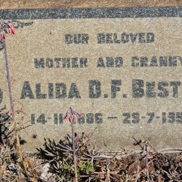 BESTER Alida D.F. 1886-1956