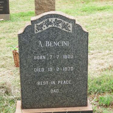 BENCINI A. 1900-1970