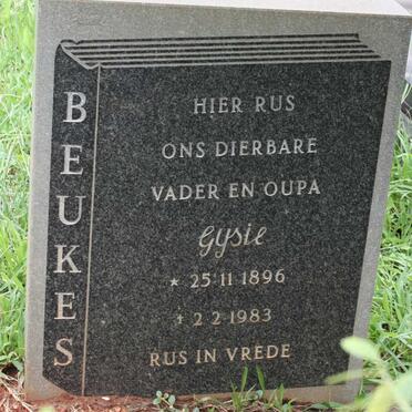 BEUKES Gysie 1896-1983