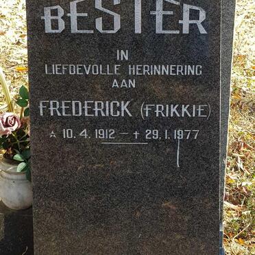 BESTER Frederick 1912-1977