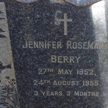 BERRY Jennifer Rosemary 1952-1955