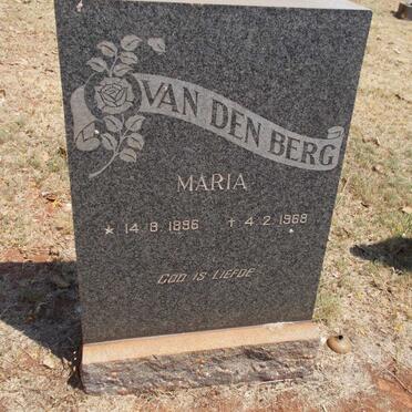 BERG Maria, van den 1896-1968