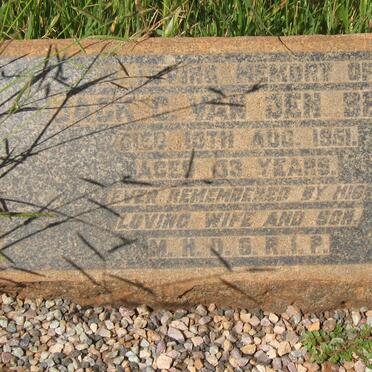 BERG Jack C., van den -1951