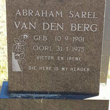 BERG Abraham Sarel, van den 1901-1975