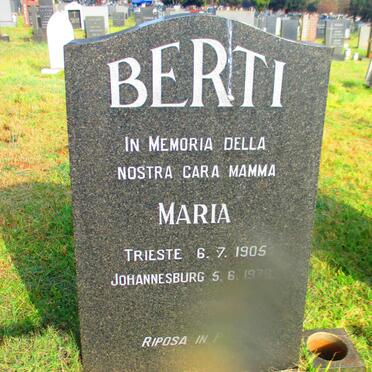 BERTI Maria 1905-1976