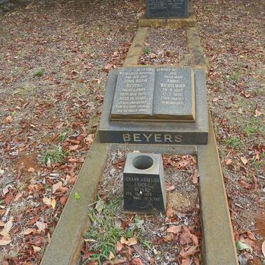 BEYERS John Adam -1950 &amp; Annie Wilhelmina 1883-1956 :: BEYERS Johann Aurelius 1913-1981