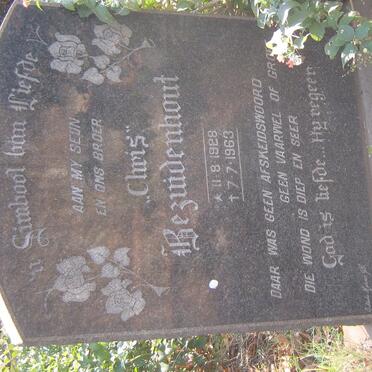 BEZUIDENHOUT Chris 1928-1963