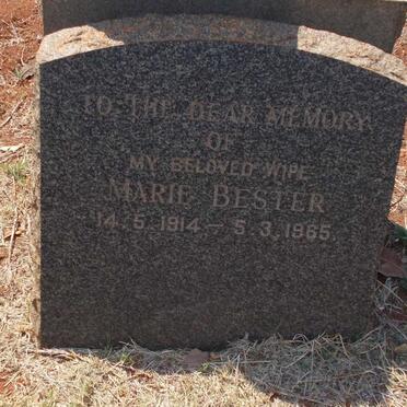 BESTER Marie 1914-1965