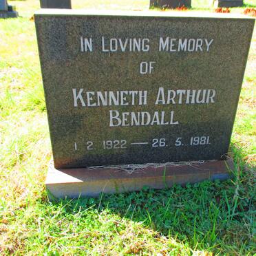 BENDALL Kenneth Arthur 1922-1981