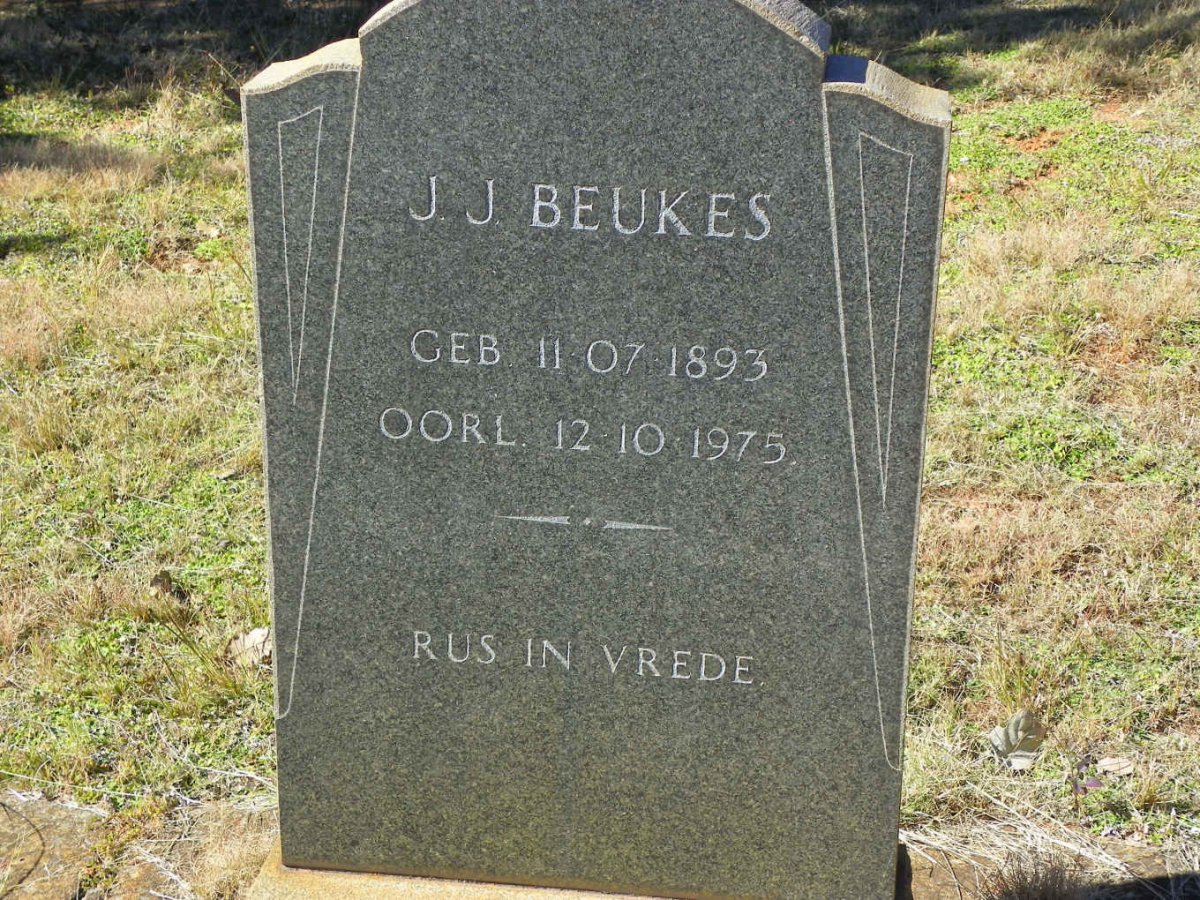 BEUKES J.J. 1893-1975