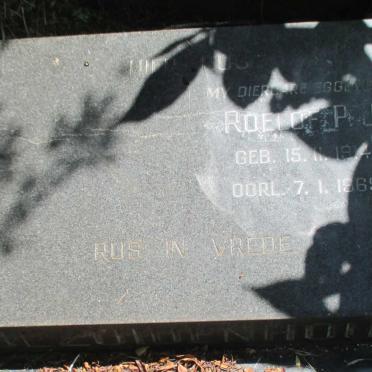 BEZUIDENHOUT Roelof P.J. 1914-1969