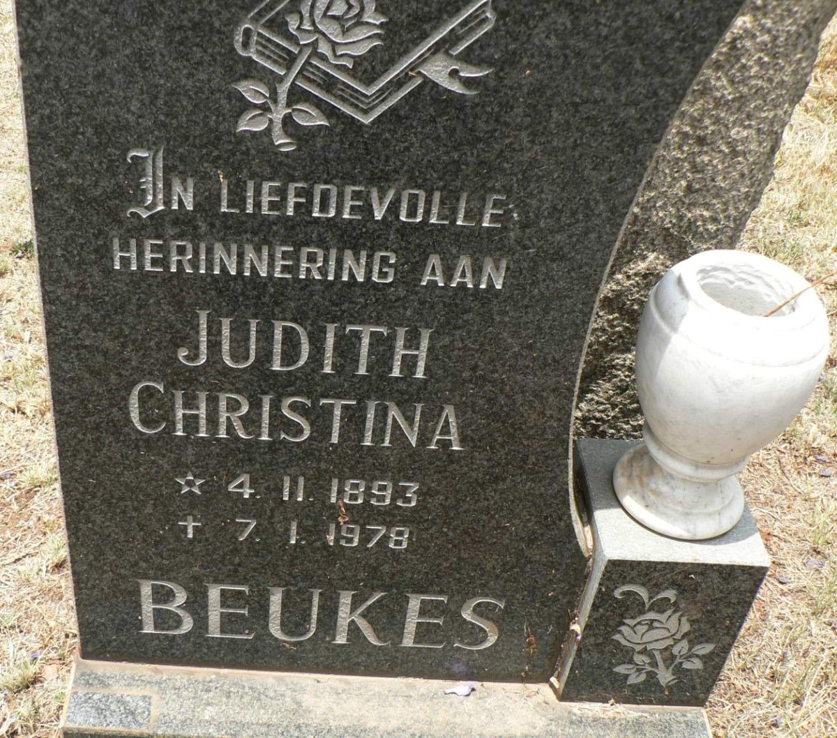 BEUKES Judith Christina 1893-1978