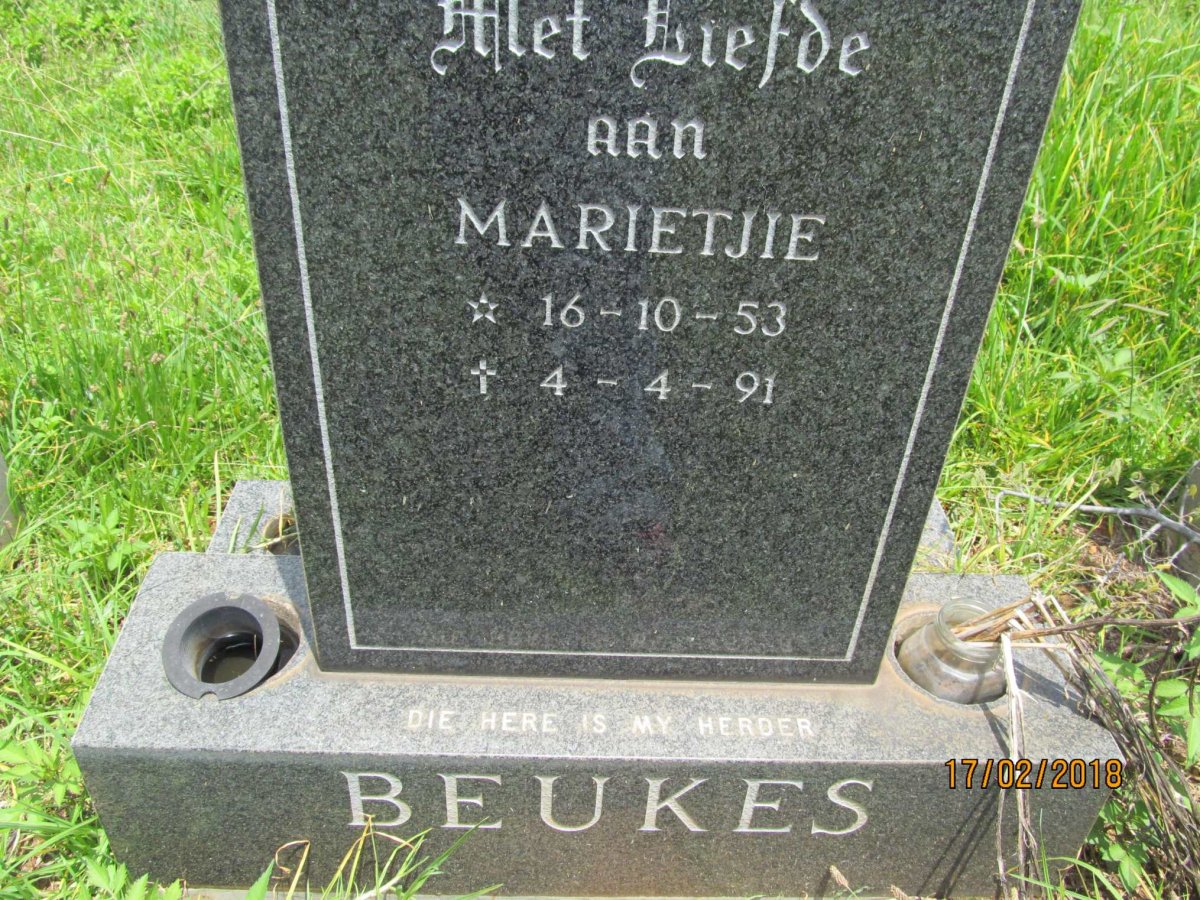 BEUKES Marietjie 1953-1991